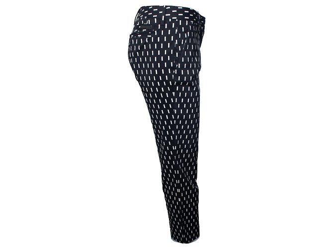 Prada, pantalone con stampa grafica nera Multicolore - vista 4