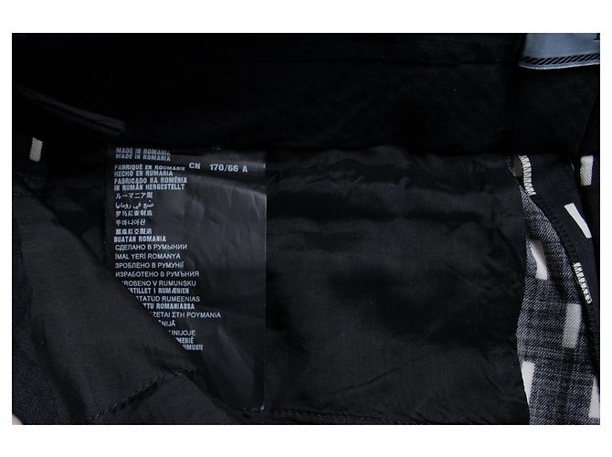 Prada, pantalone con stampa grafica nera Multicolore - vista 6