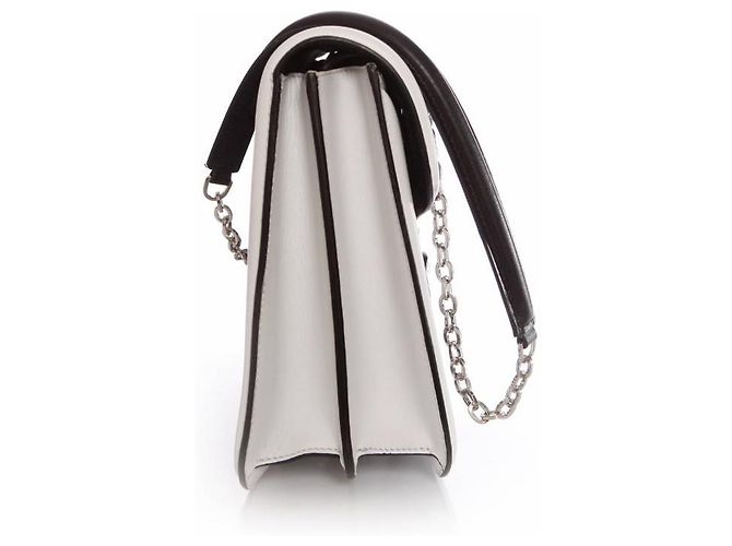 Alexander McQueen, Borsa a tracolla Heroine Black and White. Multicolore - vista 4