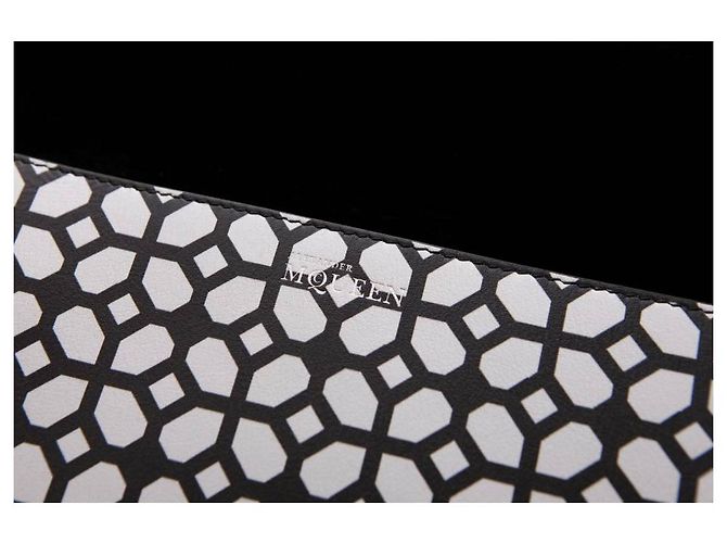 Alexander McQueen, Borsa a tracolla Heroine Black and White. Multicolore - vista 9