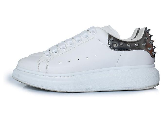 Alexander McQueen, sneakers Larry oversized Bianco - vista 2