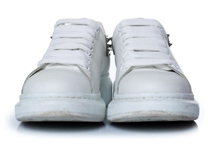 Alexander McQueen, sneakers Larry oversized Bianco - vista 4