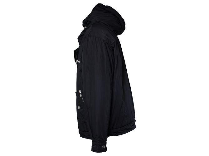 Balmain, Bomberjacke mit Kapuze in Schwarz - Ansicht 4