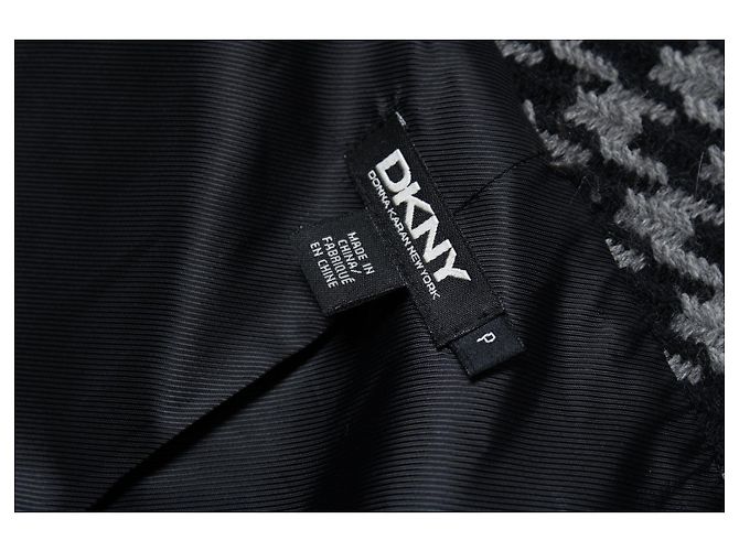 DKNY, completo pied-de-poule in nero e grigio Multicolore - vista 7