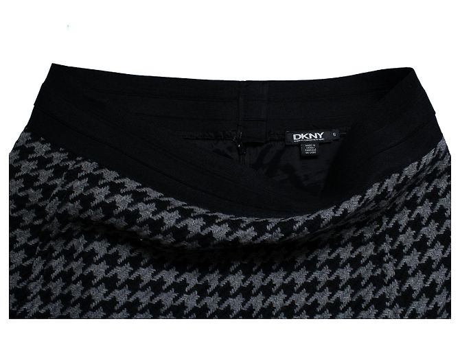 DKNY, completo pied-de-poule in nero e grigio Multicolore - vista 9