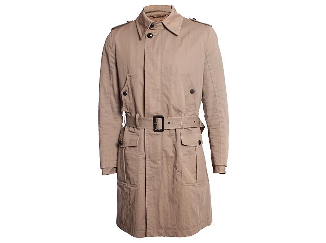 Dolce & gabbana, Trench beige Marrone - vista 2