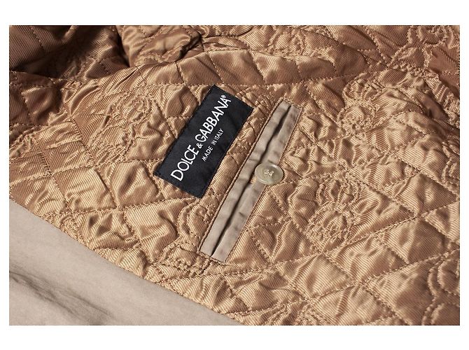 Dolce & gabbana, Trench beige Marrone - vista 8