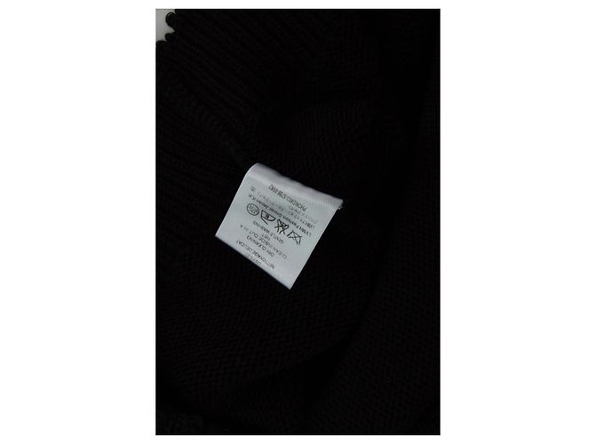 Givenchy, Pull en maille en coton avec logo Noir - vue 6