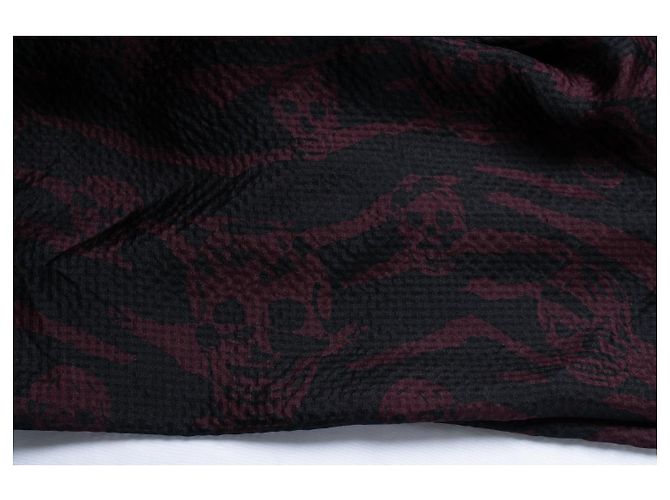Alexander McQueen, sciarpa trasparente con stampa di teschio Multicolore - vista 2