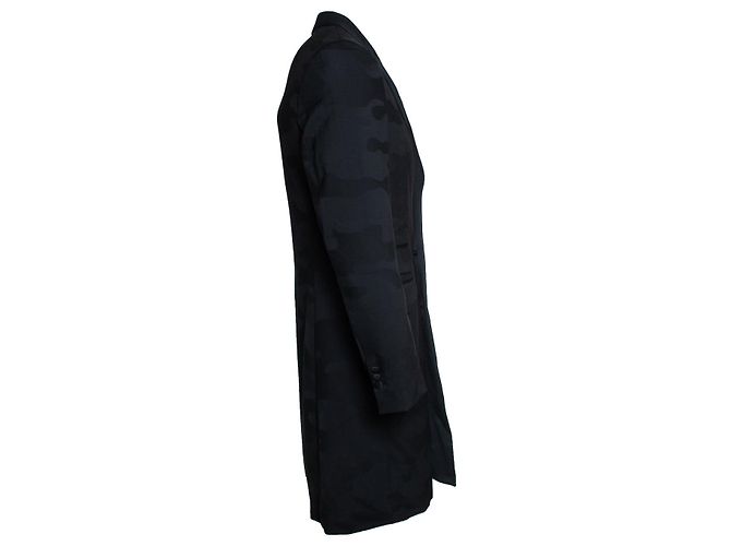 Neil Barrett, schwarzer Camo Slim Fit Blazer - Ansicht 3