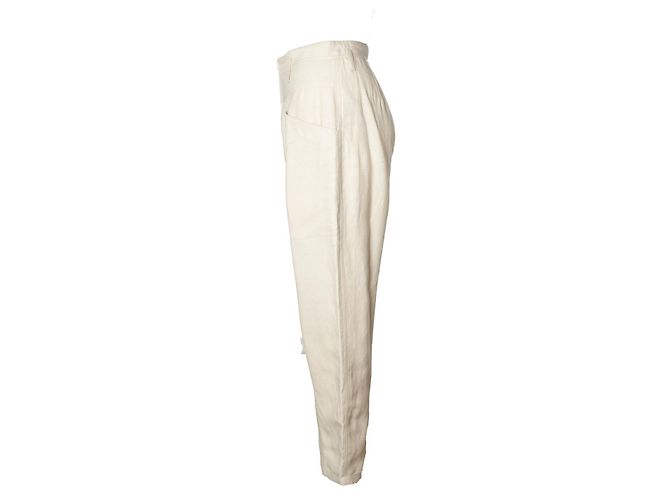 IRO, pantalone MIRA beige con tasche profonde Marrone - vista 2