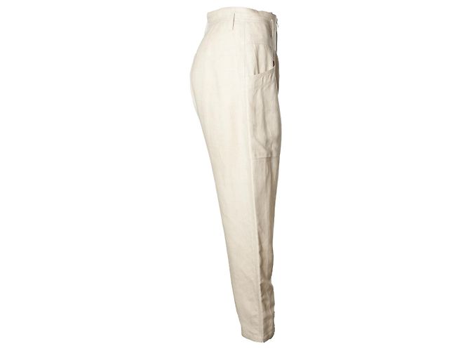 IRO, pantalone MIRA beige con tasche profonde Marrone - vista 4