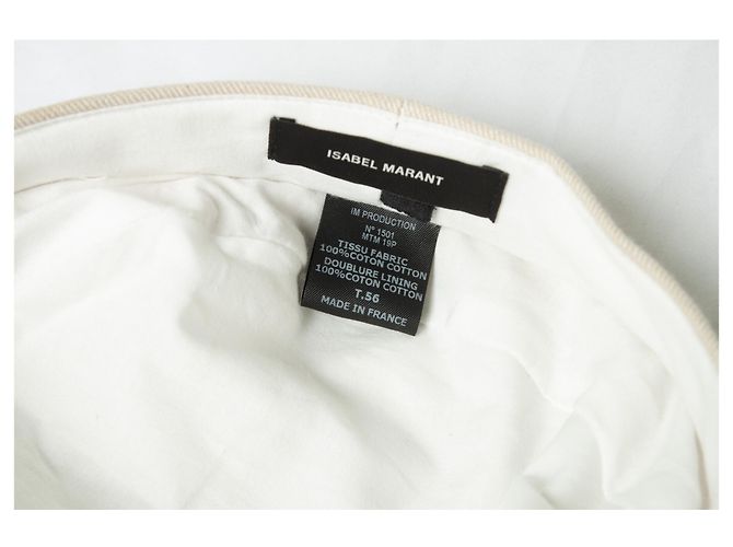Isabel Marant, Baker Boy Hut Evie Braun Beige - Ansicht 5