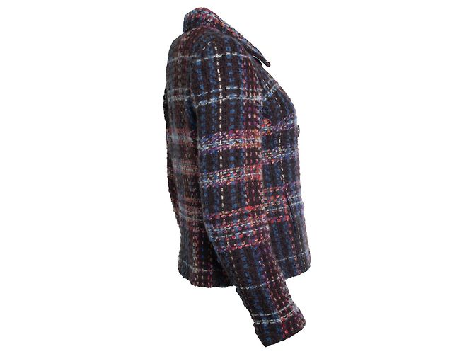 Dolce & Gabbana, blazer de tweed multicolor - vista 5