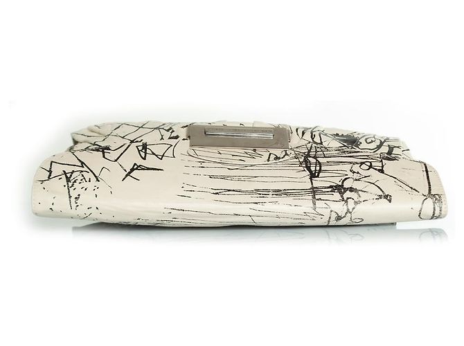 Giuseppe Zanotti, clutch bianco e nero Multicolore - vista 4