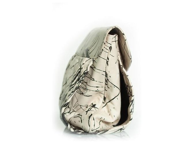 Giuseppe Zanotti, clutch bianco e nero Multicolore - vista 5
