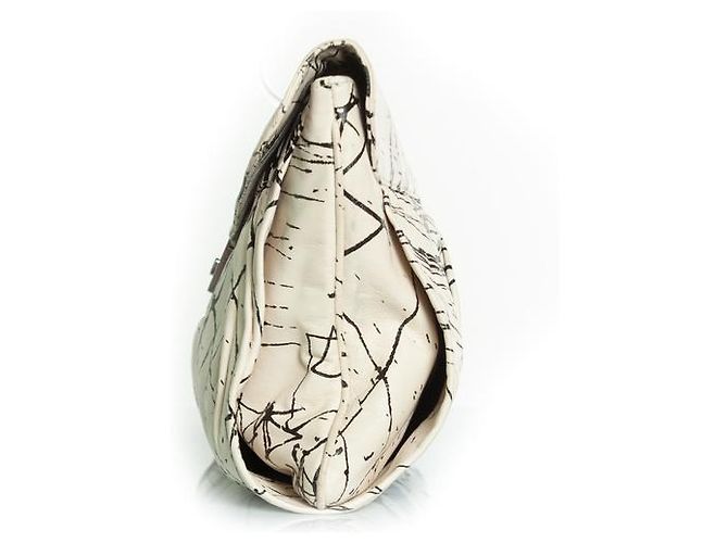 Giuseppe Zanotti, clutch bianco e nero Multicolore - vista 6