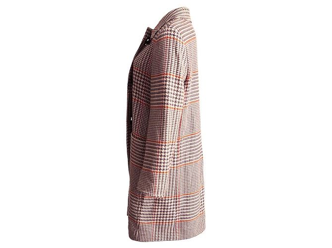 Etro, Kaschmirmantel mit Hahnentratt-Muster. Mehrfarben - Ansicht 5