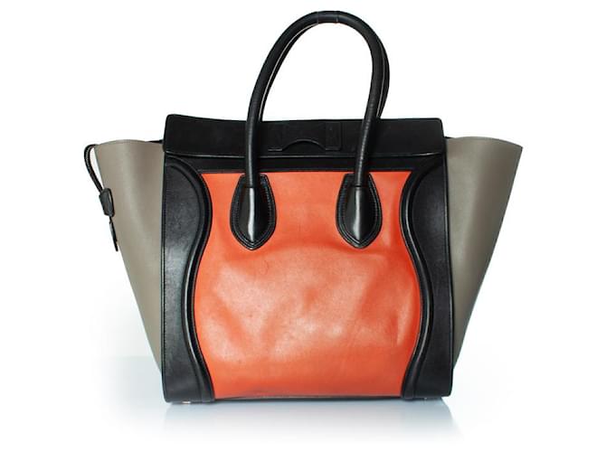 Luggage Céline Celine, Tricolor Leder-Tote Mehrfarben - Ansicht 4