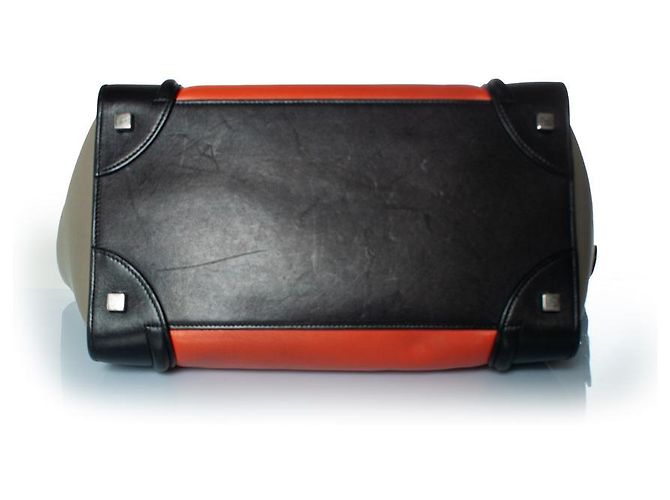 Luggage Céline Celine, Tricolor Leder-Tote Mehrfarben - Ansicht 7