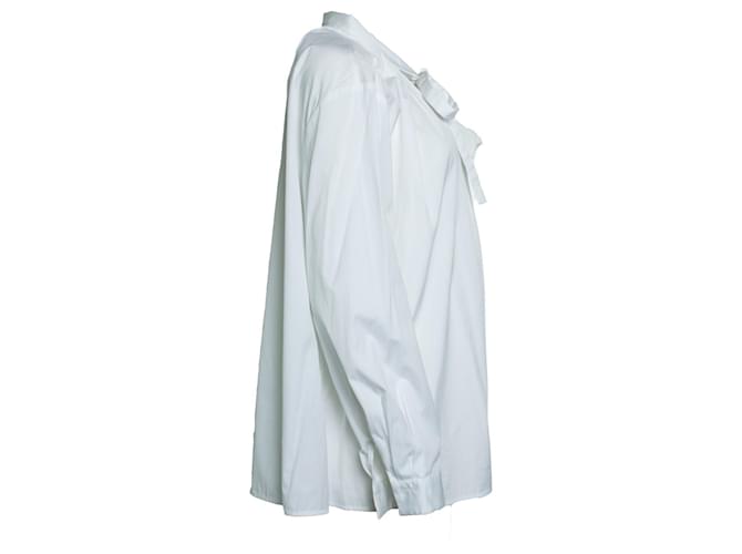 Joseph, camicia bianca con fiocco Bianco - vista 4