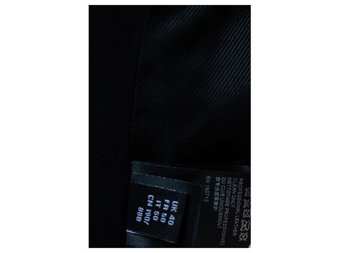 Amiri Shearling-Jacke mit Logo-Print Weiß Roh - Ansicht 7