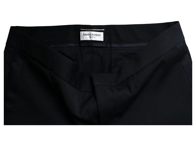 Saint Laurent, pantalone tuxedo nero 2017 - vista 8
