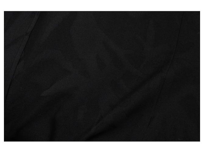 Saint Laurent, Jacquard-Wickelblazer-Mantel 2020 Schwarz - Ansicht 5