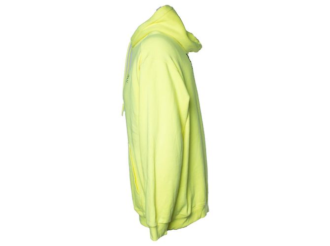 Balenciaga, gelber Hoodie mit Logo - Ansicht 2