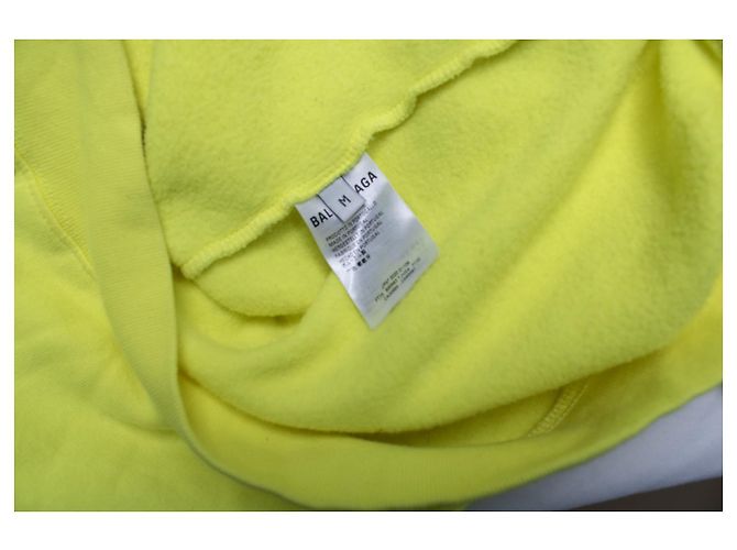 Balenciaga, gelber Hoodie mit Logo - Ansicht 7