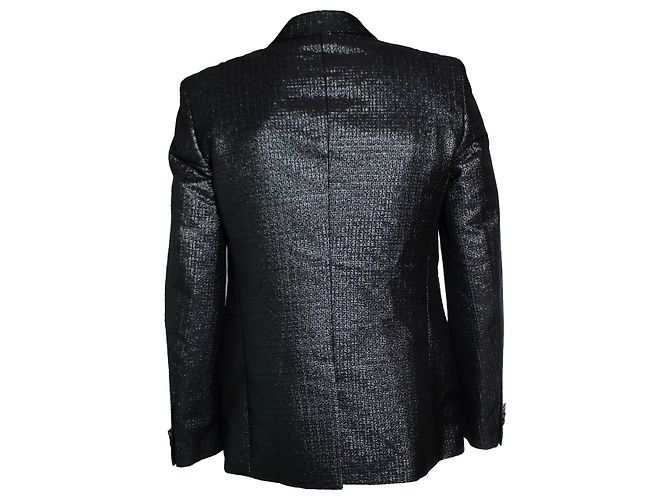 Givenchy, Lurex-Jacquard-Logo-Blazer Mehrfarben - Ansicht 2