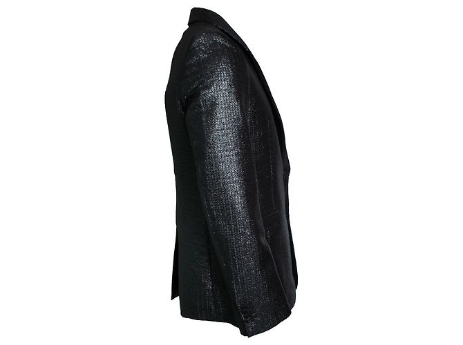 Givenchy, Lurex-Jacquard-Logo-Blazer Mehrfarben - Ansicht 3