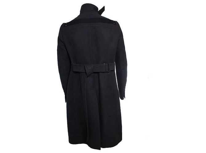 Rick Owens, Performa FW20 Moody balmacaan coat Nero - vista 2