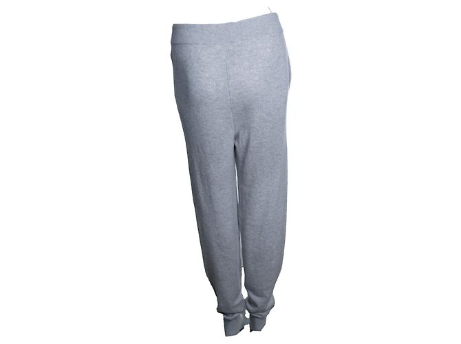 Autre Marque Loulou studio, Jogginghose aus Kaschmir in Grau - Ansicht 3