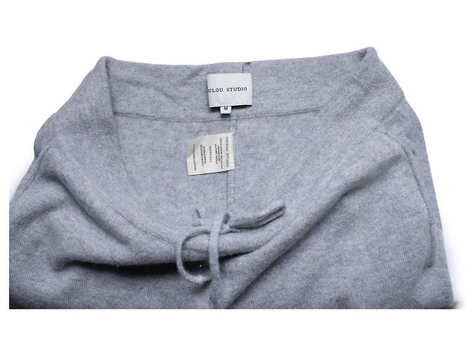 Autre Marque Loulou studio, Jogginghose aus Kaschmir in Grau - Ansicht 6