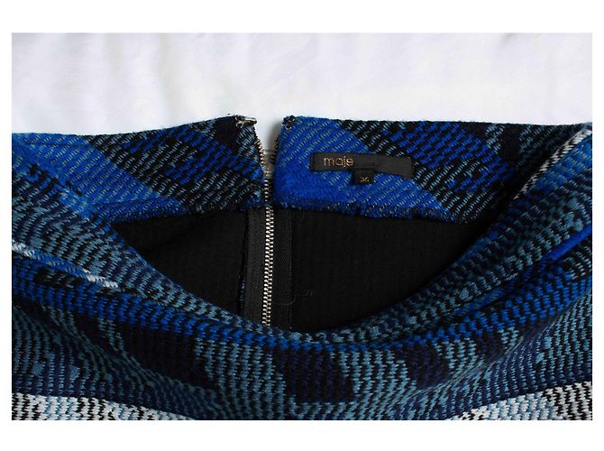 Maje, minigonna Jakarto blu e bianca Multicolore - vista 6
