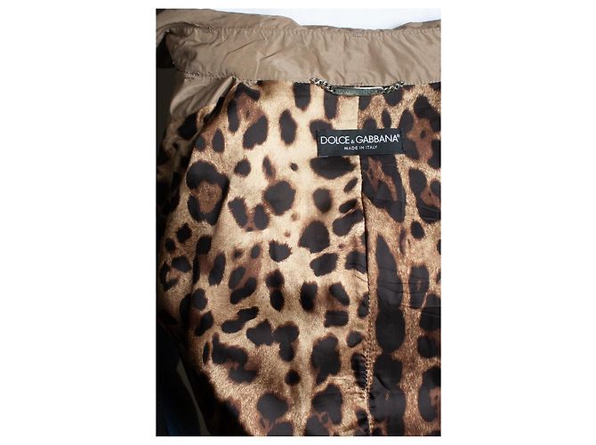 Dolce & Gabbana, brauner Windbreaker Gelb Kamel - Ansicht 7