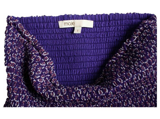 Falda estampada joumi floral morada Maje Púrpura - vista 6
