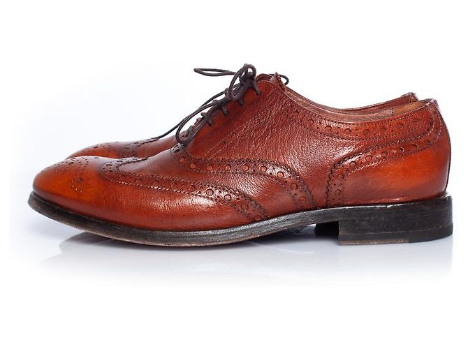 Paul Smith, scarpe con lacci in pelle Broque Marrone - vista 2