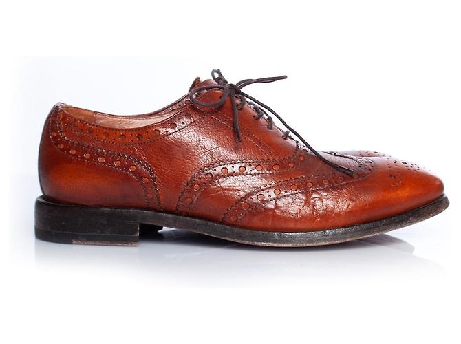 Paul Smith, scarpe con lacci in pelle Broque Marrone - vista 4