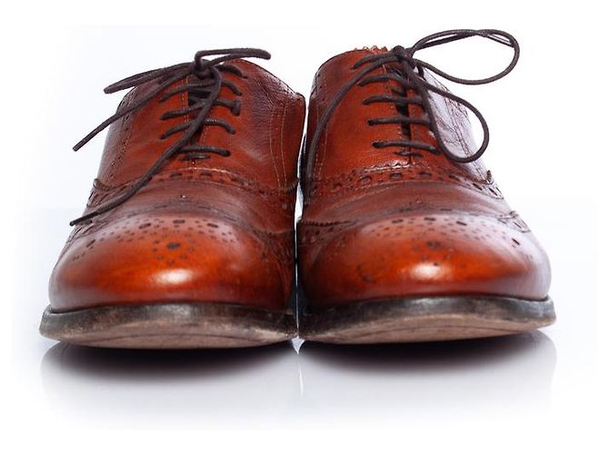 Paul Smith, scarpe con lacci in pelle Broque Marrone - vista 5