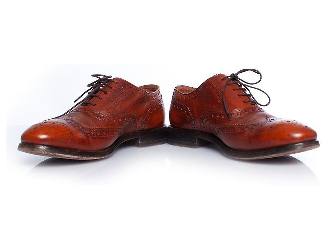Paul Smith, scarpe con lacci in pelle Broque Marrone - vista 6