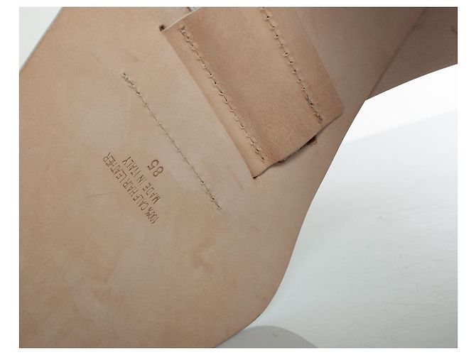Isabel Marant, Cinturón de cadena de ponyskin Blanco - vista 5