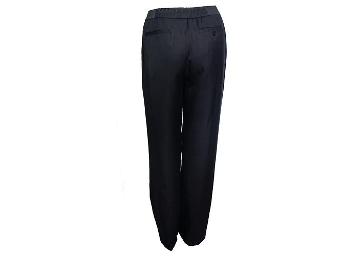 Autre Marque Loulou studio, pantalone Takaroa nero - vista 3