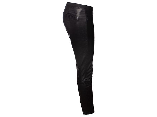 Helmut Lang, Legging de cuero negro - vista 4