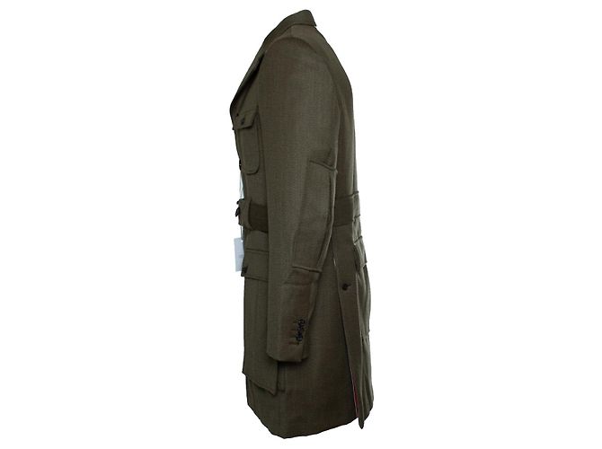 Thom Browne, Trench verde - vista 3