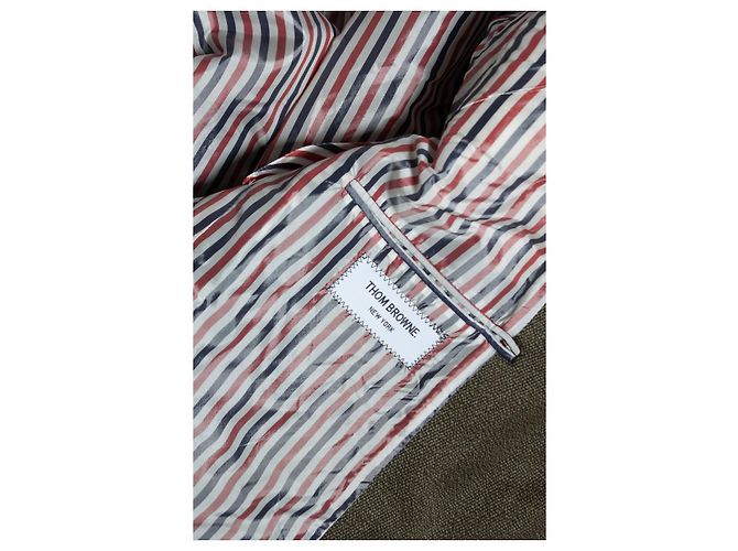 Thom Browne, Trench verde - vista 9