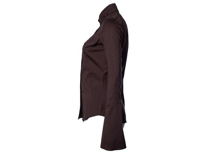 Gucci, Camicia marrone - vista 3