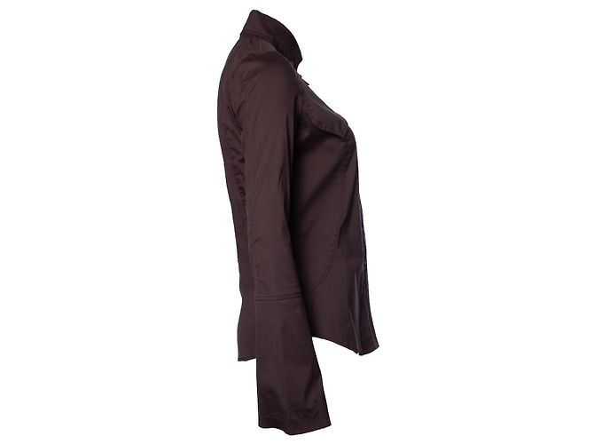 Gucci, Camicia marrone - vista 4