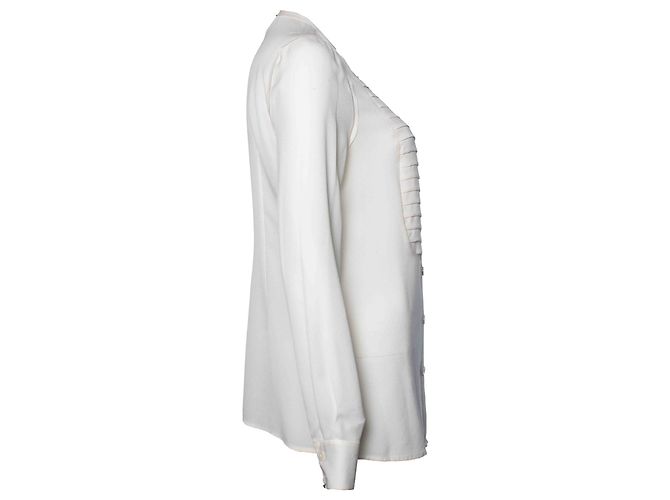 Tory burch, camicetta off white Bianco - vista 3